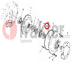 WELLENDICHTRING VORDERRAD MIT INNENRING ORIGINAL KUBOTA 37650-43530