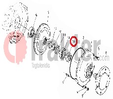 ΤΣΙΜΟΥΧΑ ΕΜΠΡΟΣ ΤΡΟΧΟΥ ΜΕ ΔΑΧΤΥΛΙΔΙ ORIGINAL KUBOTA 37650-43530