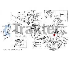 GUARNIZIONE RUOTA ANTERIORE CON BUSSOLA ORIGINAL ISEKI 1444-413-023-00