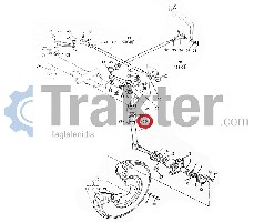 GUARNIZIONE 4 X 2 RUOTA DIFFERENZIALE ANTERIORE UNICO 34150-11281 OEM 34150-11280 OEM