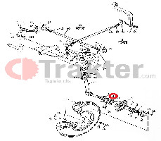 SELLO DE RUEDA DELANTERA CON CONECTOR SOLO DE DIFERENCIAL KUBOTA ORIGINAL 34150-11150 34150-11152
