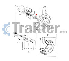 GUARNIZIONE RUOTA ANTERIORE ORIGINAL ISEKI 1427-433-011-00