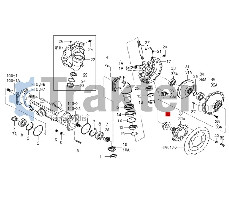 WELLENDICHTRING VORDERRAD ORIGINAL ISEKI 1480-434-011-10