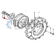 WELLENDICHTRING VORDERRAD ORIGINAL ISEKI V742-150-720-90