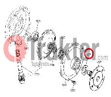 WELLENDICHTRING VORDERRAD ORIGINAL KUBOTA 37410-57340 6e040-57340