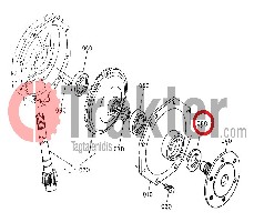 GUARNIZIONE RUOTA ANTERIORE ORIGINAL KUBOTA 37410-57340 6e040-57340