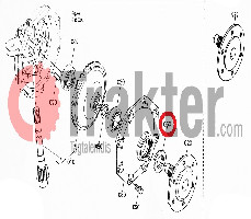 SEAL FRONT WHEEL ORIGINAL KUBOTA t0430-57340