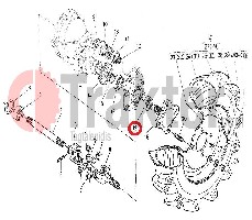 GUARNIZIONE RUOTA ANTERIORE ORIGINAL KUBOTA 63733-17150