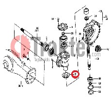 GUARNIZIONE RUOTA SOSPENSIONE ANTERIORE ORIGINAL ISEKI 1560-434-014-30