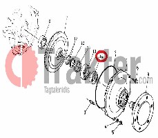 SET GUARNIZIONI RUOTA ANTERIORE TnT