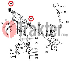 SEAL SHAFT SELECTION SHIFT ORIGINAL KUBOTA 6c040-18290