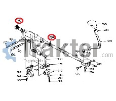 GUARNIZIONE ALBERO DI SELEZIONE SPEED 09500-16287 OEM