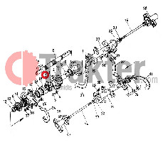 GUARNIZIONE ZAPPATRICE MOTO DI MEZZO ORIGINAL KUBOTA 70503-55350 70503-55351