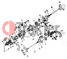 ZAPPATRICE GUARNIZIONE MOTO DI MEZZO ORIGINAL KUBOTA 70435-55370