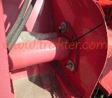 GUARNIZIONE GRUPPO TRINCIATRICE CON COLLETTORE ERBA FCH 120 LATO PULEGGIA