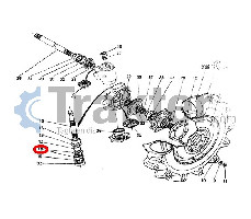 GUARNIZIONE RUOTA SOSPENSIONE 4X4 ORIGINAL KUBOTA 35226-43490