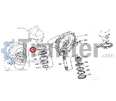 GUARNIZIONE RUOTA DIFFERENZIALE ANTERIORE t0180-99042 OEM TC230-13040 OEM TA140-13040 OEM 34550-14040 OEM 34550-13040 OEM