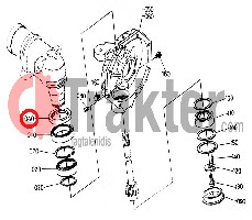 GUARNIZIONE RUOTA ORIGINAL KUBOTA 6C360-56220 32721-56220 32721-56223 37410-56220