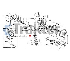 WELLENDICHTRING GELENKWELLE MIT INNENRING ORIGINAL ISEKI 1614-434-004-00