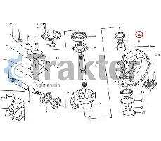 GUARNIZIONE RUOTA SOSPENSIONE ORIGINAL ISEKI 1506-413-006-00
