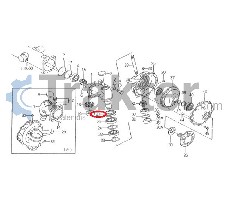 GUARNIZIONE RUOTA SOSPENSIONE ORIGINAL ISEKI 1650-434-006-00
