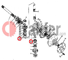 GUARNIZIONE RUOTA ORIGINAL KUBOTA 67521-56740