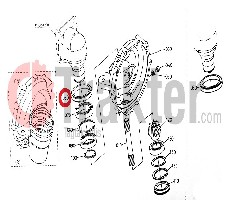 GUARNIZIONE RUOTA ORIGINAL KUBOTA TC230-13040 TA140-13040 34550-14040 34550-13040