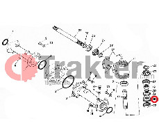 GUARNIZIONE RUOTA SOSPENSIONE ORIGINAL KUBOTA 38440-43490