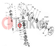 GUARNIZIONE RUOTA ORIGINAL KUBOTA 67910-56840