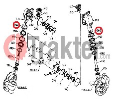 GUARNIZIONE RUOTA 6a320-56220 OEM