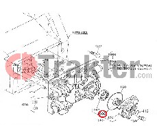 GUARNIZIONE SPECCHIO CUNEO ORIGINAL KUBOTA t0186-65530