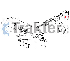 GUARNIZIONE ANTERIORE ORIGINAL ISEKI 1427-432-016-00