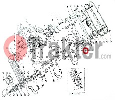 GUARNIZIONE PORTALAME LATO CATENA MOTO DI BORDO 66593-33161 OEM