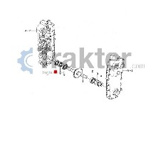 GUARNIZIONE RUOTA ANTERIORE ORIGINAL ISEKI V742-125-400-50