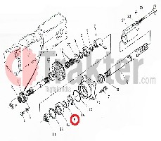 WELLENDICHTRING ABSTANDSHALTER PTO-WELLE 37300-25350 OEM