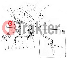 GUARNIZIONE CREMAGLIERA ALBERO DI TRASMISSIONE 1o ORIGINAL KUBOTA 09030-20357