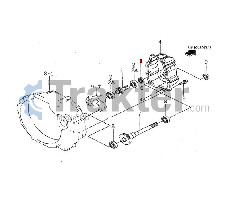 WELLENDICHTRING ANTRIEBSWELLE ORIGINAL ISEKI V744-120-350-80