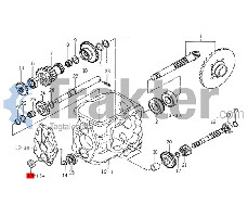 WELLENDICHTRING ANTRIEBSWELLE ORIGINAL ISEKI V744-120-350-80
