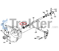 GUARNIZIONE ALBERO ELICA ORIGINAL KUBOTA 67980-13520