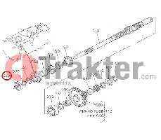 GUARNIZIONE ALBERO DI TRASMISSIONE ORIGINAL KUBOTA 09502-55210