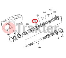 GUARNIZIONE ALBERO ELICA 1° ASSE ORIGINAL KUBOTA 36730-24330