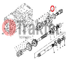 GUARNIZIONE PTO ORIGINAL KUBOTA 09180-35488