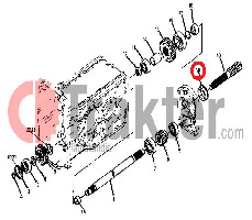 WELLENDICHTRING PTO ORIGINAL KUBOTA 67111-16570