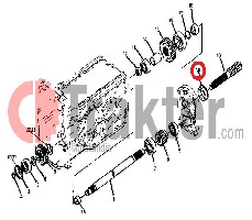 WELLENDICHTRING PTO ORIGINAL KUBOTA 67111-16570