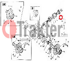 GUARNIZIONE BOBINA OLIO 4X4 ORIGINAL KUBOTA 67121-56660