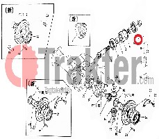 GUARNIZIONE BOBINA OLIO 4X4 ORIGINAL KUBOTA 67121-56660