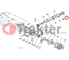 GUARNIZIONE BOBINA DIFFERENZIALE ANTERIORE ORIGINAL KUBOTA 3a021-44120