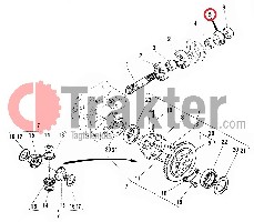 GUARNIZIONE BOBINA DIFFERENZIALE ANTERIOREΕ TnT