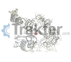 GUARNIZIONE RUOTA POSTERIORE 09500-00014 OEM