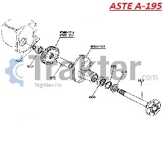 GUARNIZIONE RUOTA POSTERIORE 66611-17120 OEM 66611-17121 OEM